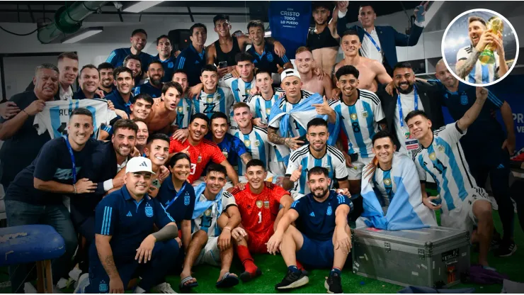 El capitán argentino felicitó a los dirigidos por Mascherano.
