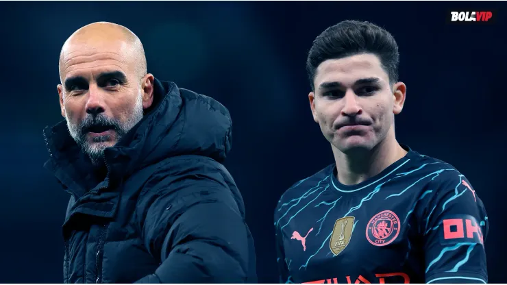 La decisión de Pep Guardiola con Julián Álvarez que despertó mucha bronca en las redes