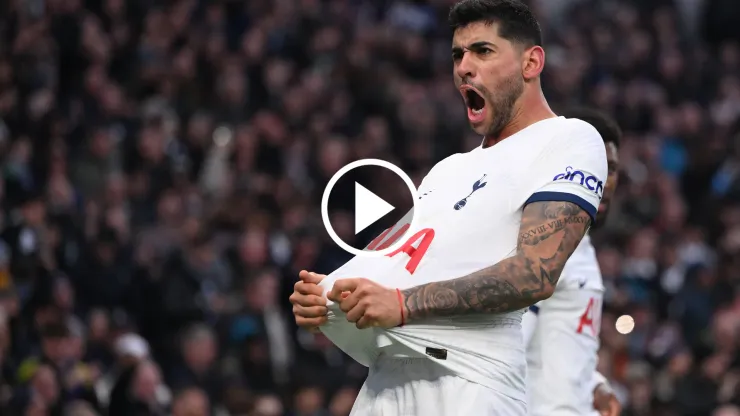 Gol de Cuti Romero para salvar al Tottenham
