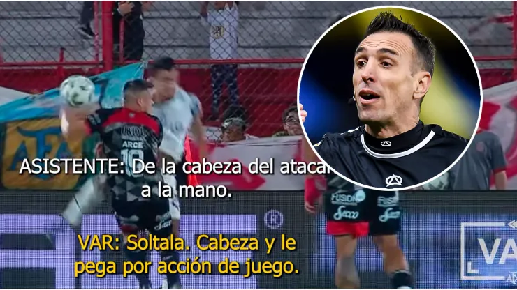 El primer audio de Pablo Dóvalo con el VAR en Barracas - Independiente: ¿era penal?