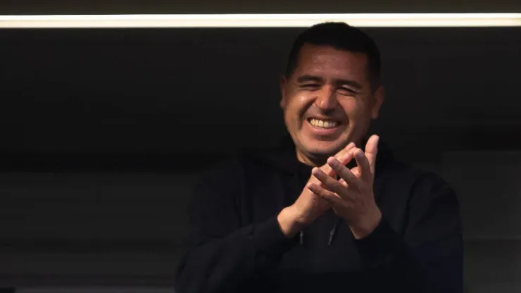 Riquelme, el presidente de Boca.
