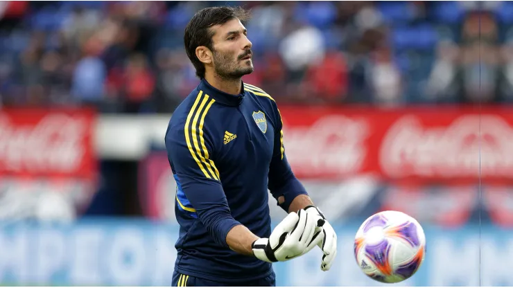 Javier García no pudo completar el partido ante Racing.
