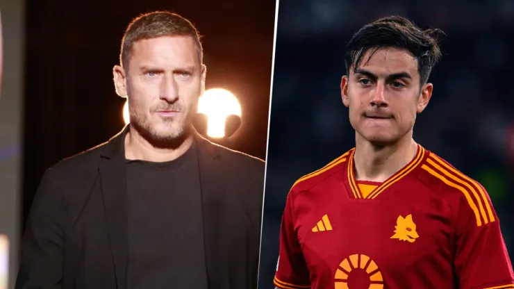 Francesco Totti sorprendió con declaraciones contra Paulo Dybala.
