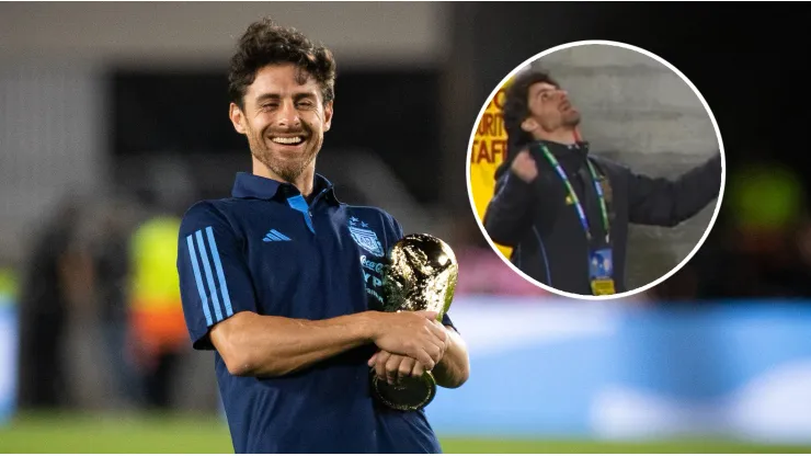 La reacción viral de Pablo Aimar tras el gol de Lautaro Martínez: "Es un meme"