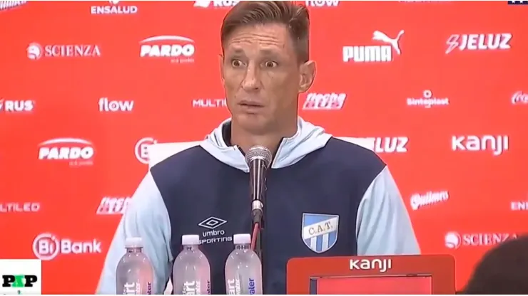 Facundo Sava habló en conferencia de prensa.
