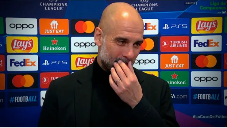 Guardiola habló sobre el Bernabéu.
