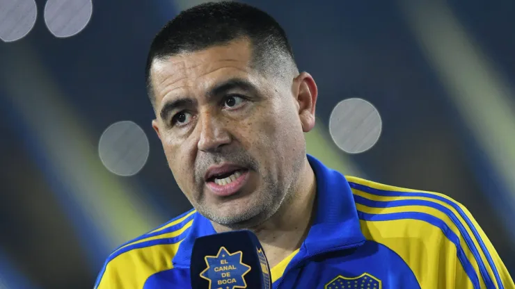 Juan Román Riquelme, presidente de Boca.
