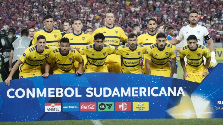 La formación de Boca ante Fortaleza.
