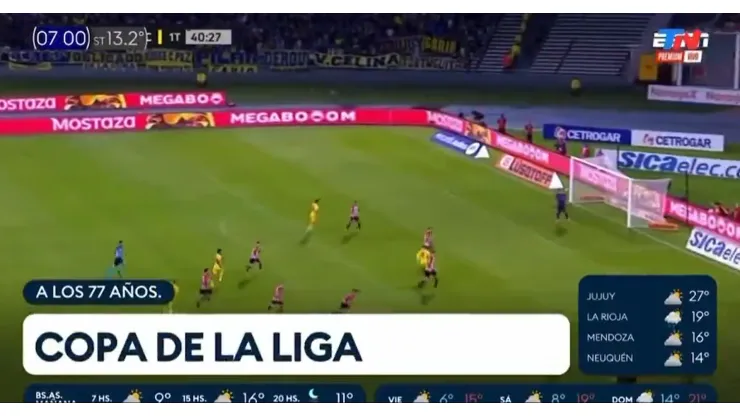 Otro error de TN al informar sobre la derrota de Boca.
