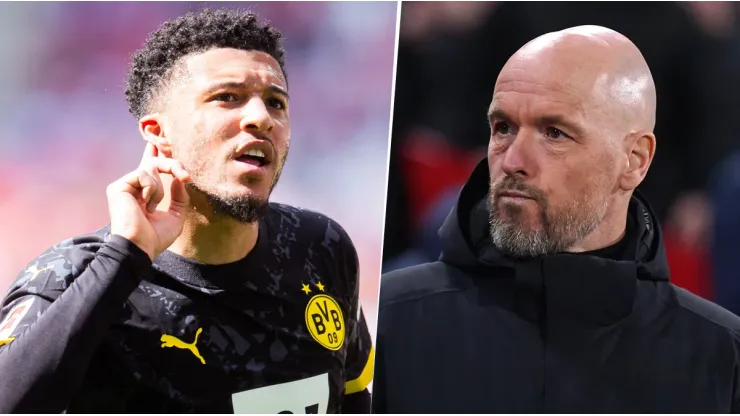 Erik ten Hag habló sobre el rendimiento de Jadon Sancho
