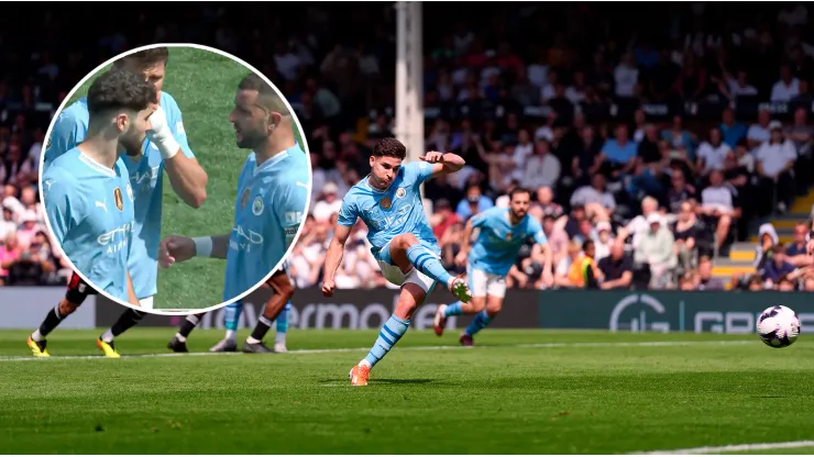 Manchester City, líder: gol de Julián Álvarez para el 4 a 0 ante Fulham