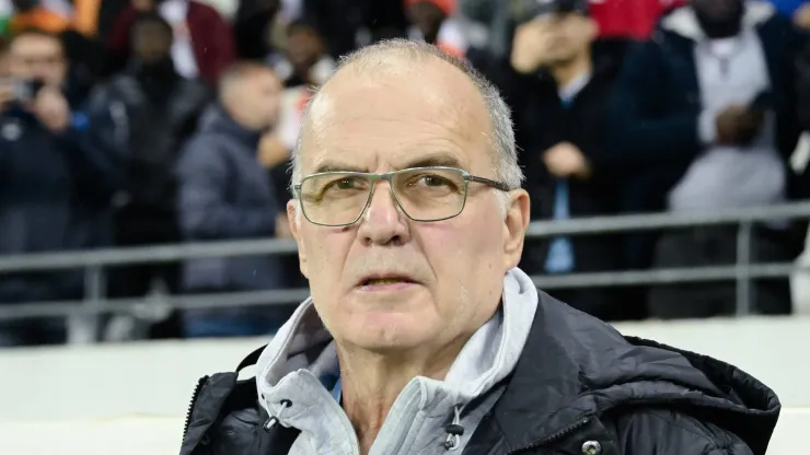 Marcelo Bielsa, el entrenador de la Selección Uruguaya.
