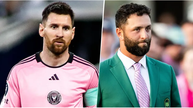 Jon Rahm integra el podio junto a Lionel Messi y Cristiano Ronaldo.
