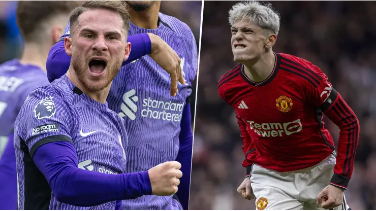 Garnacho y Alexis Mac Allister, nominados al gol de la temporada en la Premier League
