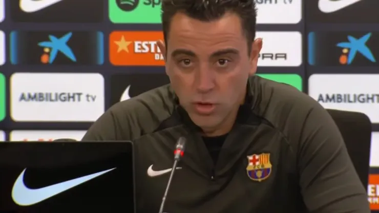 Xavi habló antes de su último partido como DT de Barcelona
