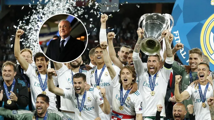 Florentino Pérez invitó a un ex Real Madrid a su palco para la final de la Champions League
