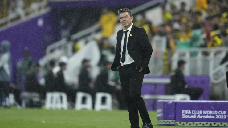 Marcelo Gallardo durante su estadía en Al-Ittihad.
