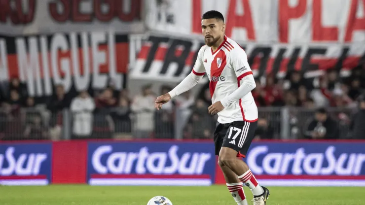 Paulo Díaz, uno de los referentes de River.
