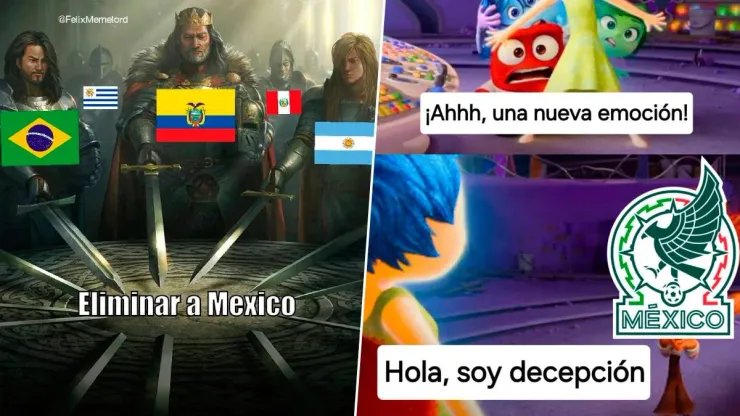 Los mejores memes de la eliminación de México.
