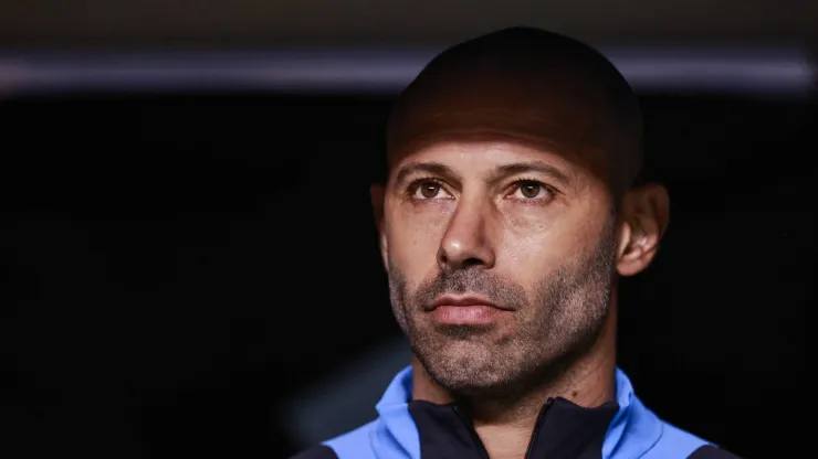 Mascherano, el entrenador de la Sub 23.
