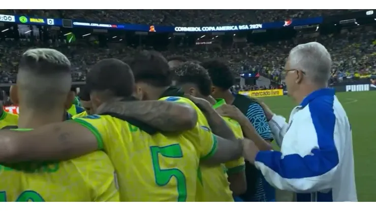 Incómodo momento en la Copa América.
