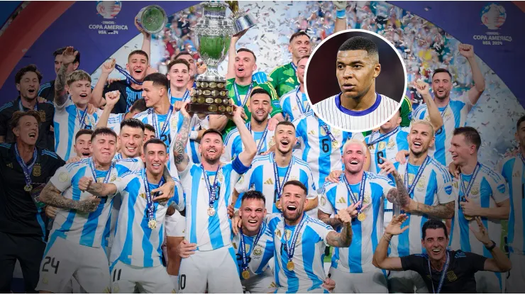 Argentina celebra la conquista de la Copa América y se acuerda de Francia
