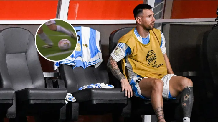 En detalle: el inédito video de la escalofriante lesión de Leo Messi en la final de la Copa América