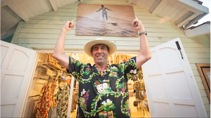 Fernando Aguerre, un hombre vital para la historia del surf.
