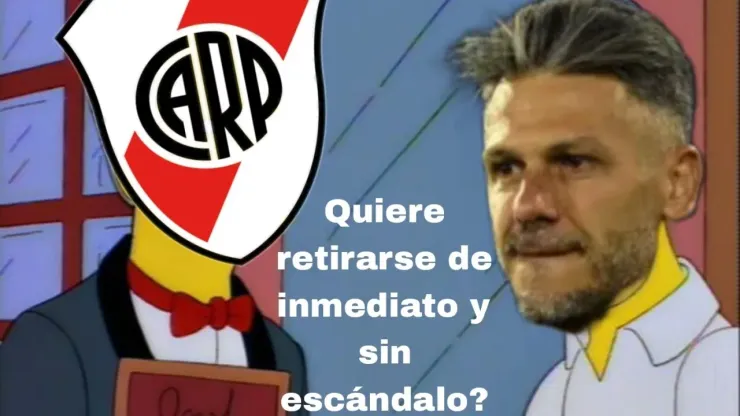 Piden la salida de Demichelis con memes.
