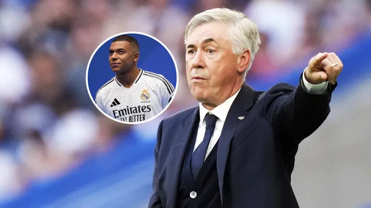 Carlo Ancelotti explicó como hará jugar a Kylian Mbappé en el Real Madrid
