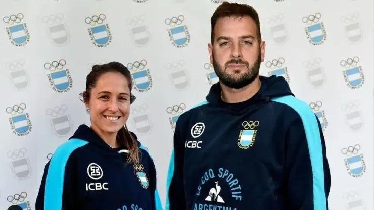 Luciano De Cecco y Rocío Sánchez Moccia abanderados argentinos en Paris 2024.
