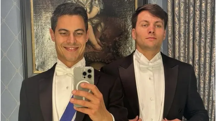 Nicolás Keenan junto a Rob Jetten.
