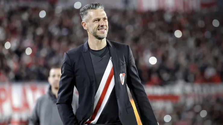 Martín Demichelis en su último partido como entrenador de River.
