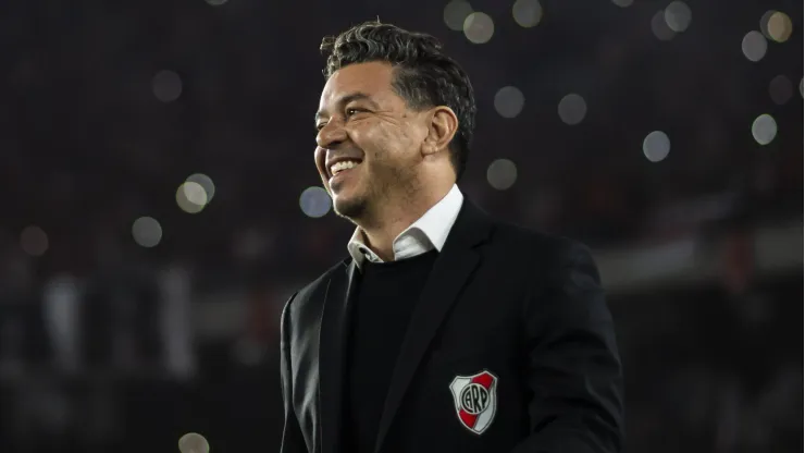 August 13, 2022, Buenos Aires, Argentina: Marcelo Gallardo head coach of River Plate smiles during the Liga profesional 2022 match between River Plate and Newell s Old Boys at Estadio Monumental Antonio V. Liberti. Buenos Aires Argentina - ZUMAs197 20220813_zaa_s197_085 Copyright: xManuelxCortinax
