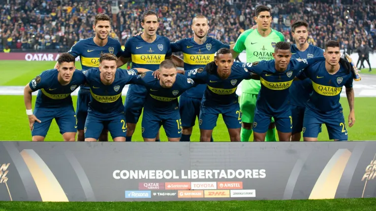 El once inicial que puso Barros Schelotto para la final de la Libertadores 2018 en Madrid.
