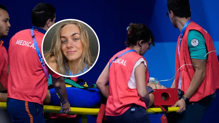 La nadadora Tamara Potocka se desplomó en los Juegos Olímpicos
