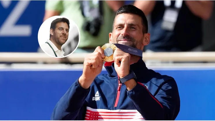 Así reaccionó Juan Martín Del Potro a la medalla de oro de Novak Djokovic en París 2024 tras vencer a Carlos Alcaraz