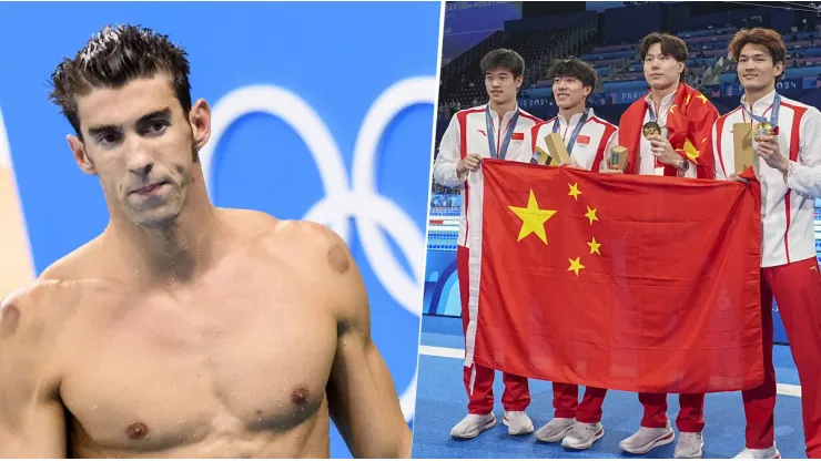 Michael Phelps expresó su disgusto con el triunfo de China en París 2024
