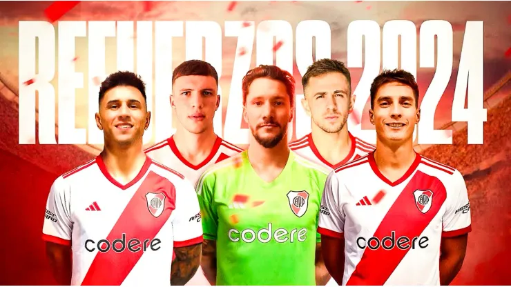 Los primeros refuerzos que llegaron a River en este mercado.
