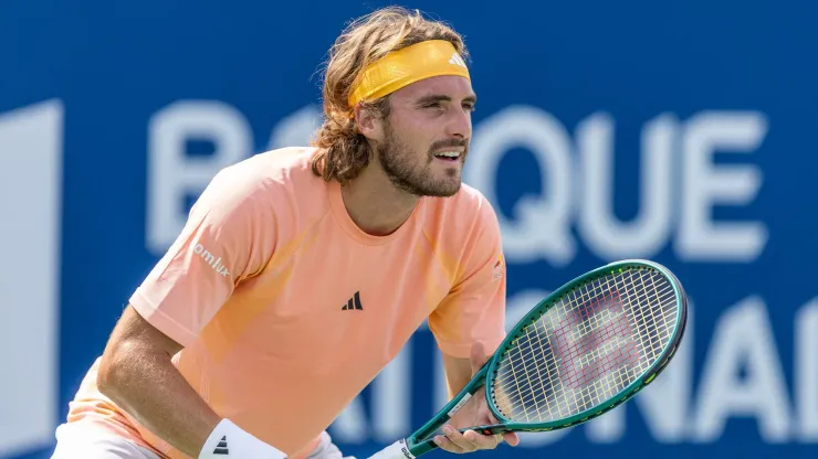 Stefanos Tsitsipas cayó ante Kei Nishikori en Canadá.
