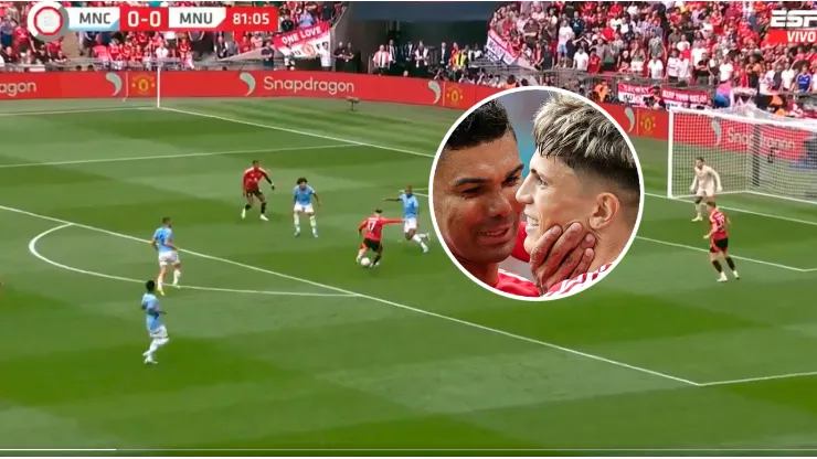 VIDEO: el golazo de Alejandro Garnacho ante Manchester City en la final de la Community Shield