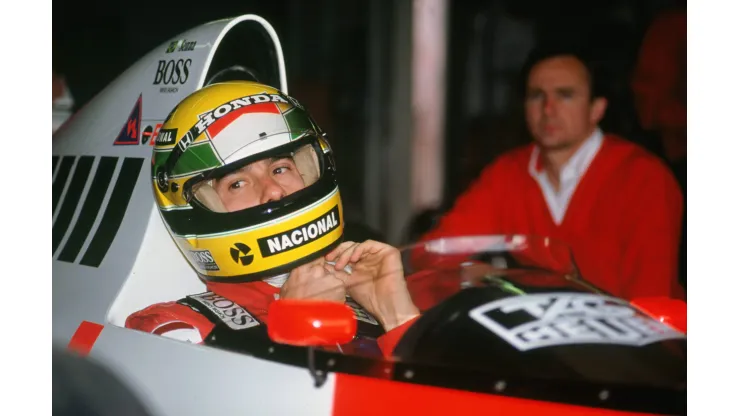 Ayrton Senna, uno de los máximos ídolos de la historia del automovilismo mundial. 
