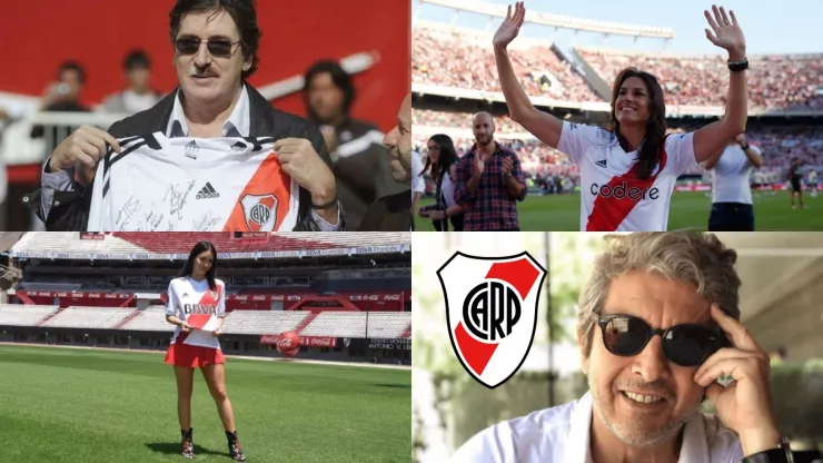 Los 30 hinchas famosos más apasionados de River Plate.
