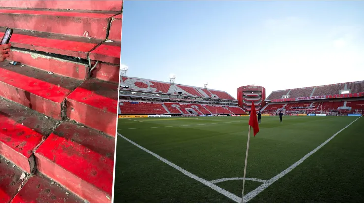 Preocupación en Independiente: se desplazó otra tribuna del estadio Libertadores de América