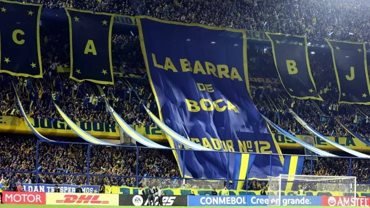 La hinchada de Boca ante Cruzeiro.