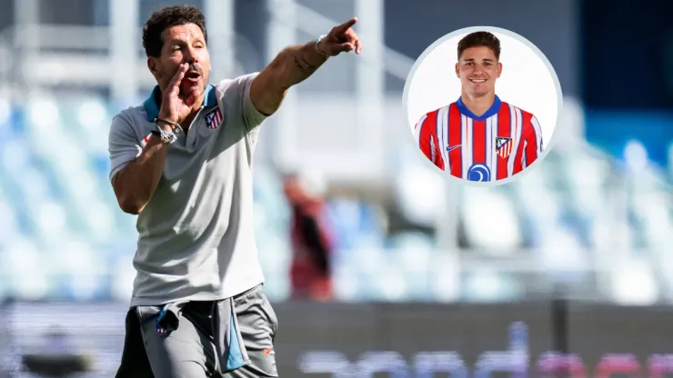 Diego Simeone dijo que Julián Álvarez tiene ADN del Atlético de Madrid.
