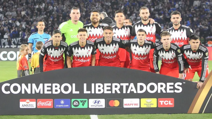 Simón, en el once titular de River ante Talleres.
