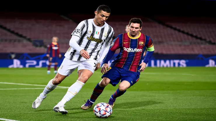 Lionel Messi y Cristiano Ronaldo, en un duelo por Champions League entre Juventus y Barcelona.
