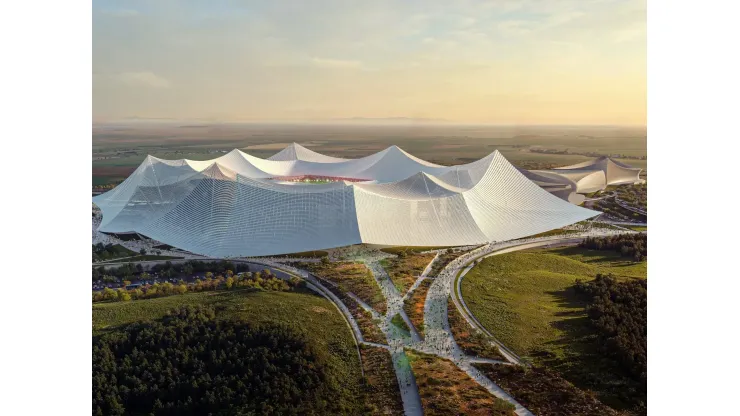 El estadio que se construirá en Casablanca.
