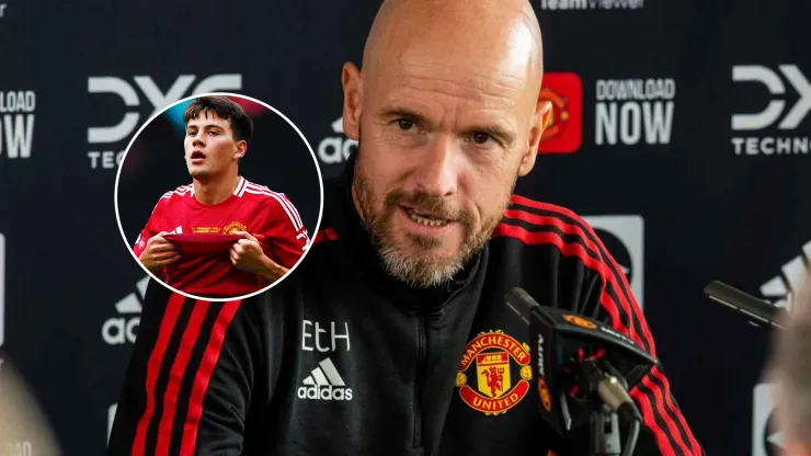 Erik ten Hag habló sobre la salida de Facundo Pellistri del Manchester United
